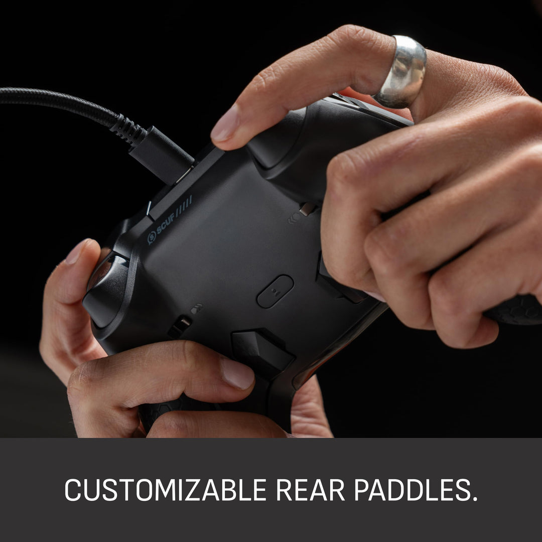 SCUF VALOR PRO Wired Performance Xbox Controller – Customisable Back Paddles, Hall Effect Thumbsticks, Steel Grey