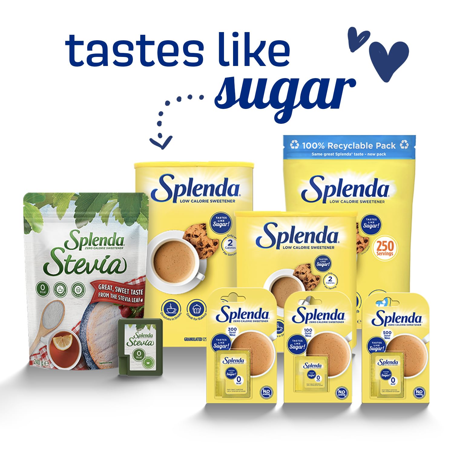 Splenda No Calorie Sweetener Granulated Sugar Substitute - 125g Pouch | Low Calorie | Sugar-Free 8