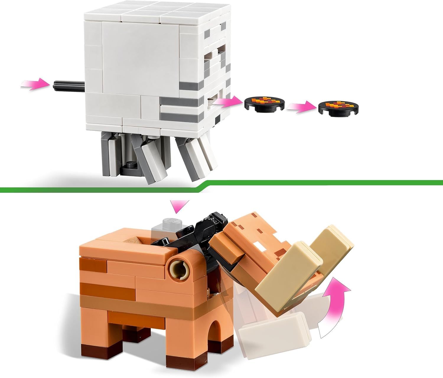 LEGO Minecraft The Nether Portal Ambush 21255 Building Set for Kids 8+