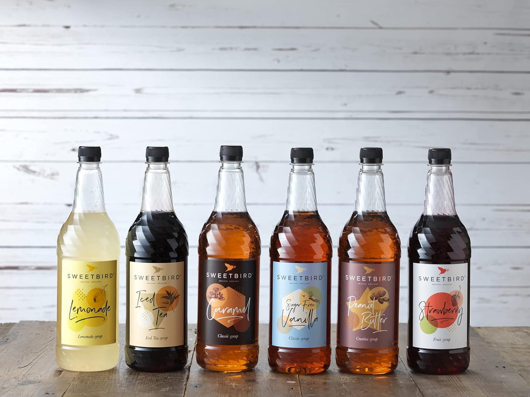 Sweetbird Sugar Free Vanilla Syrup 1 Litre | NSB503 | Vegan Friendly