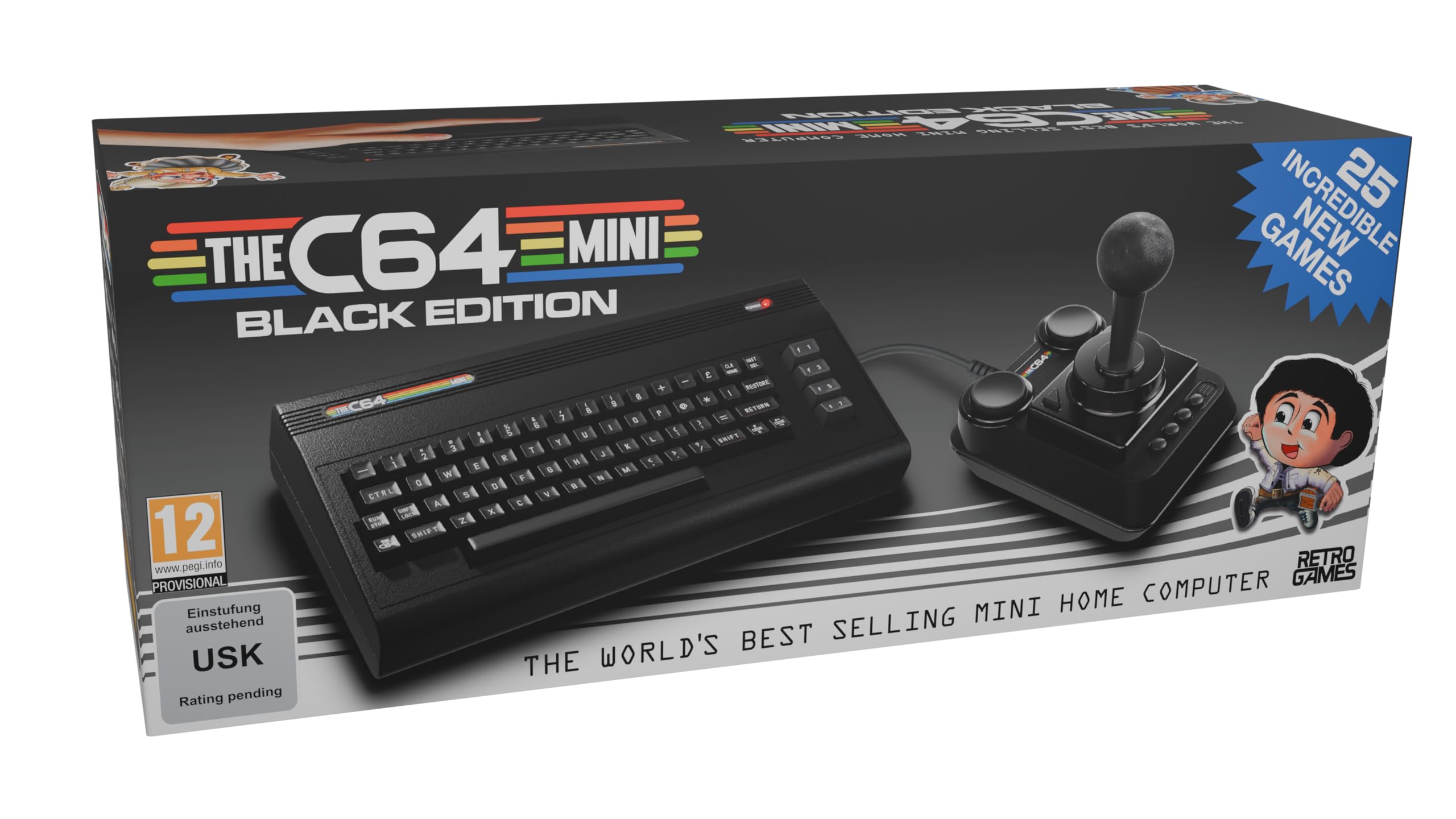 THEC64 Mini - Black Edition Retro Gaming Console 1