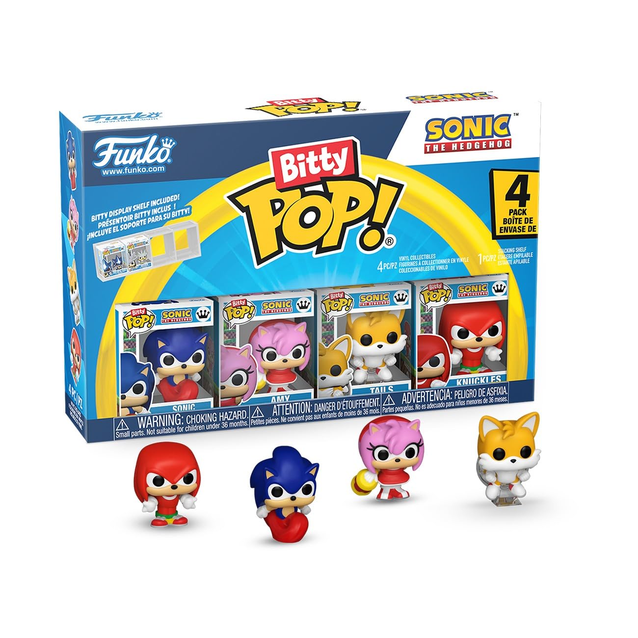 Funko Bitty POP! Sonic The Hedgehog 4-Pack: Sonic, Amy, Tails, Knuckles 1