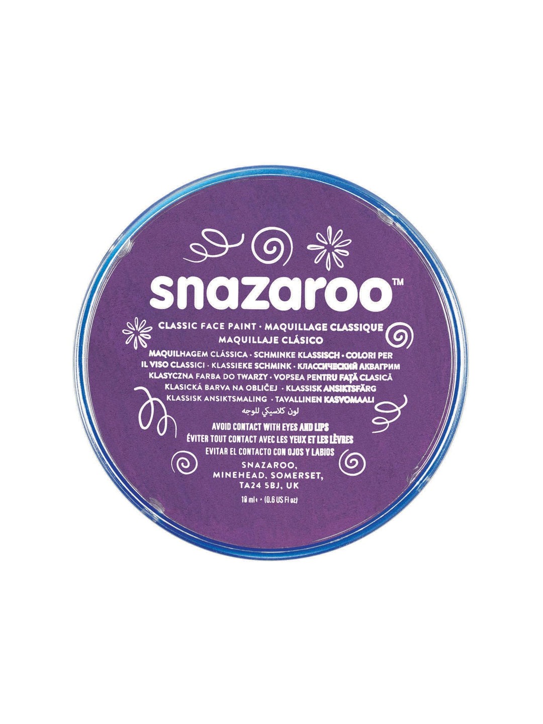 Snazaroo - Classic Purple Face and Body Paint (18 ml)