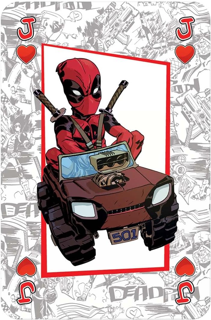 Waddingtons Number 1 Deadpool Playing Card Game – 54-Card Deck with Lady Deadpool, Kidpool & Dogpool 3