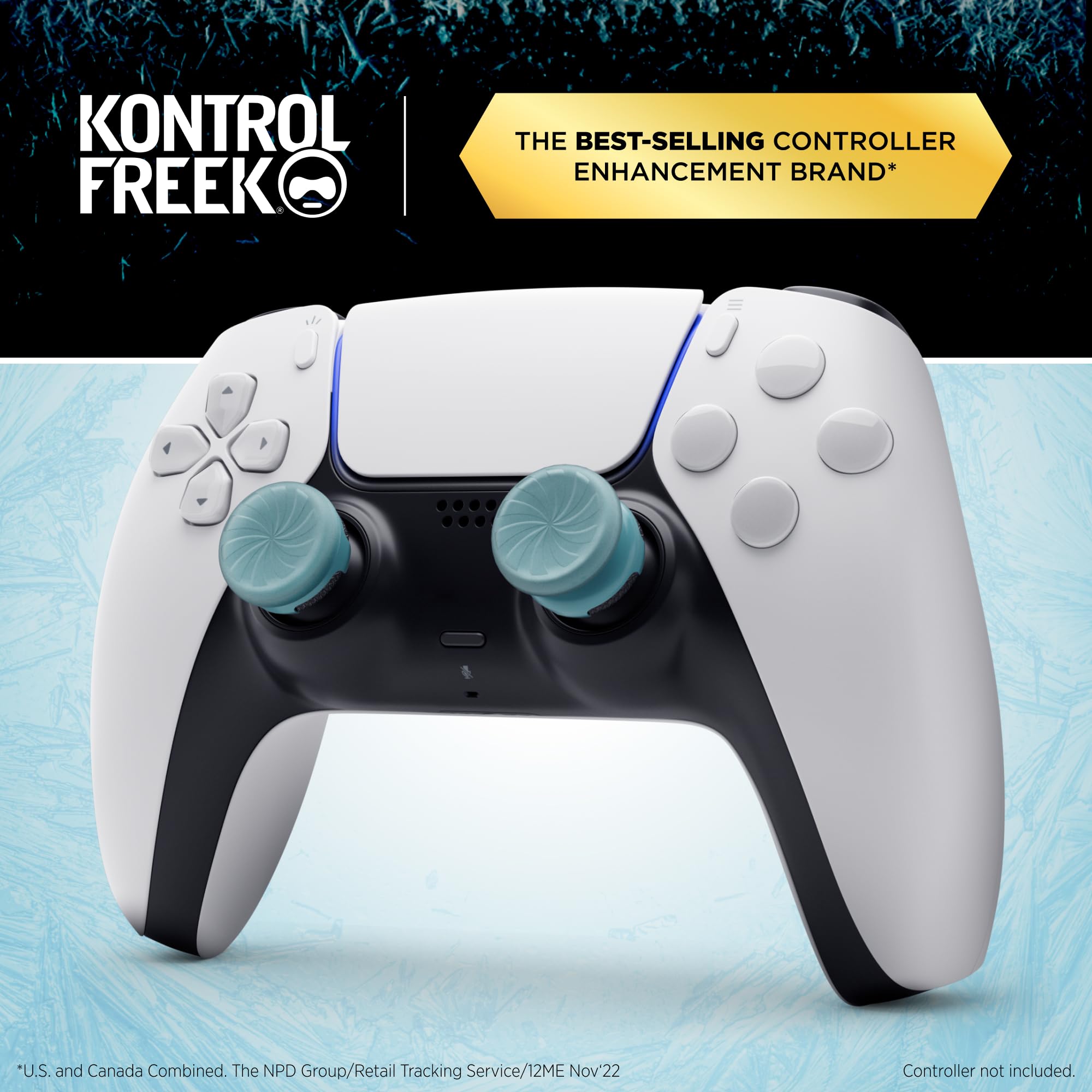 KontrolFreek FPS Thumbsticks - Frozen Inferno Edition for PS5 | Blue 2
