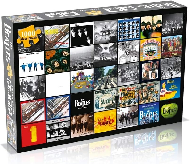 University Games Beatles Album Covers 1000 Piece Puzzle - Collage of Iconic Covers for Ages 12+ 1