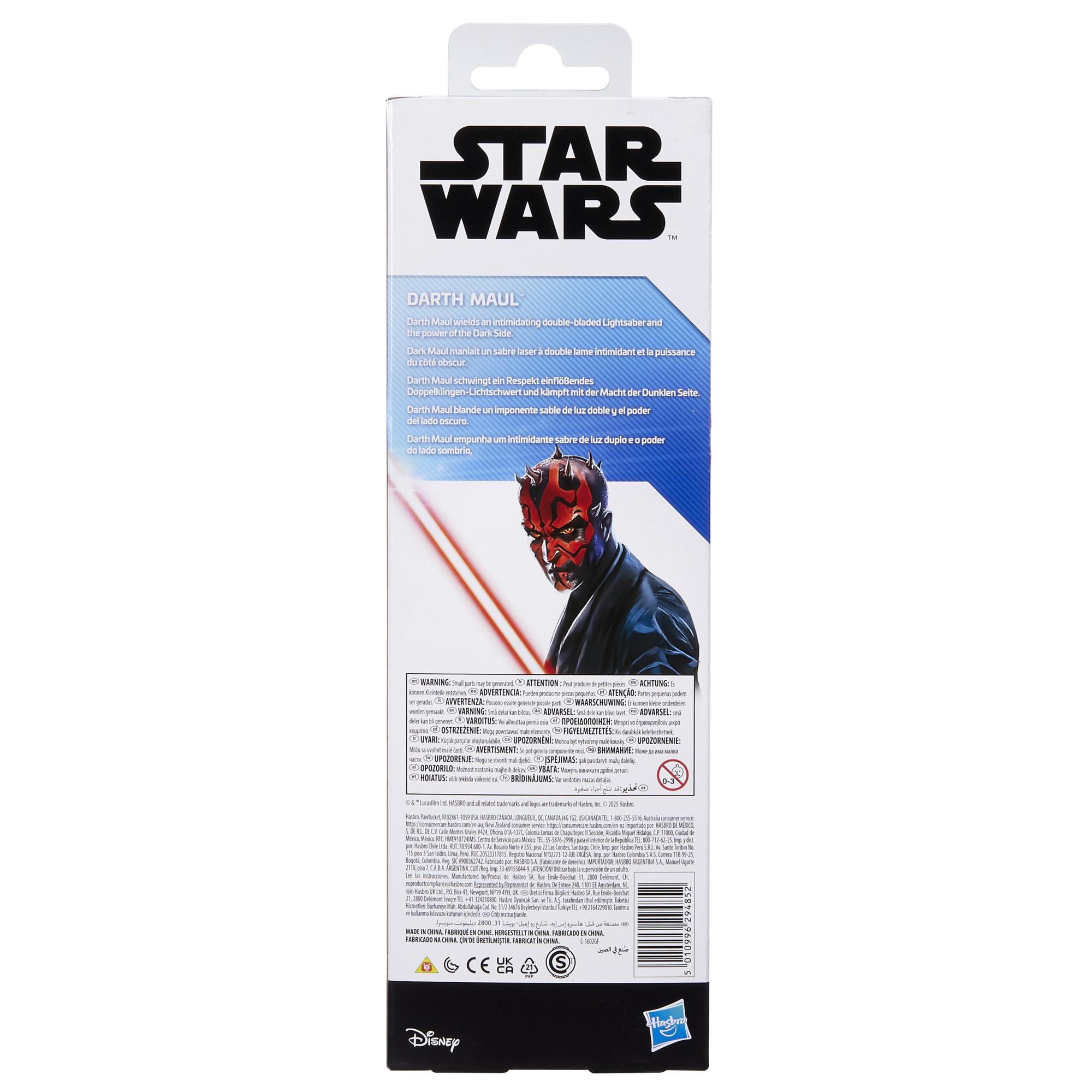 Star Wars Titan Hero Series Darth Maul - 30-cm Action Figure with Lightsaber 2