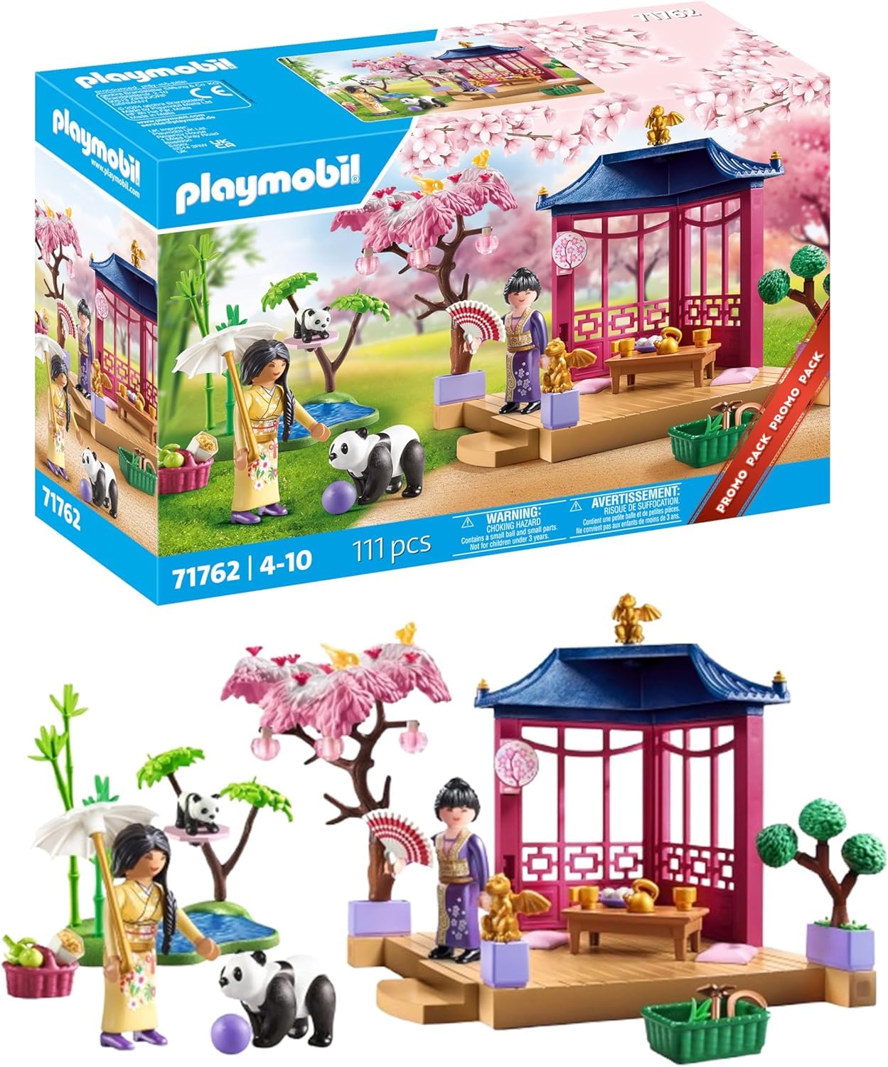 Playmobil My Life Asian Garden with Panda Feeding Playset | Age 4+ 1