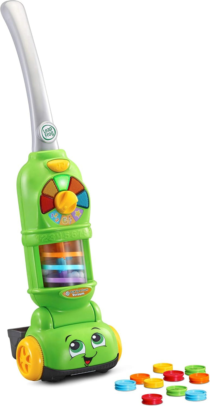 LeapFrog Pick Up & Count Vacuum - Educational Role Play Toy with Lights & Sounds for Ages 2-5