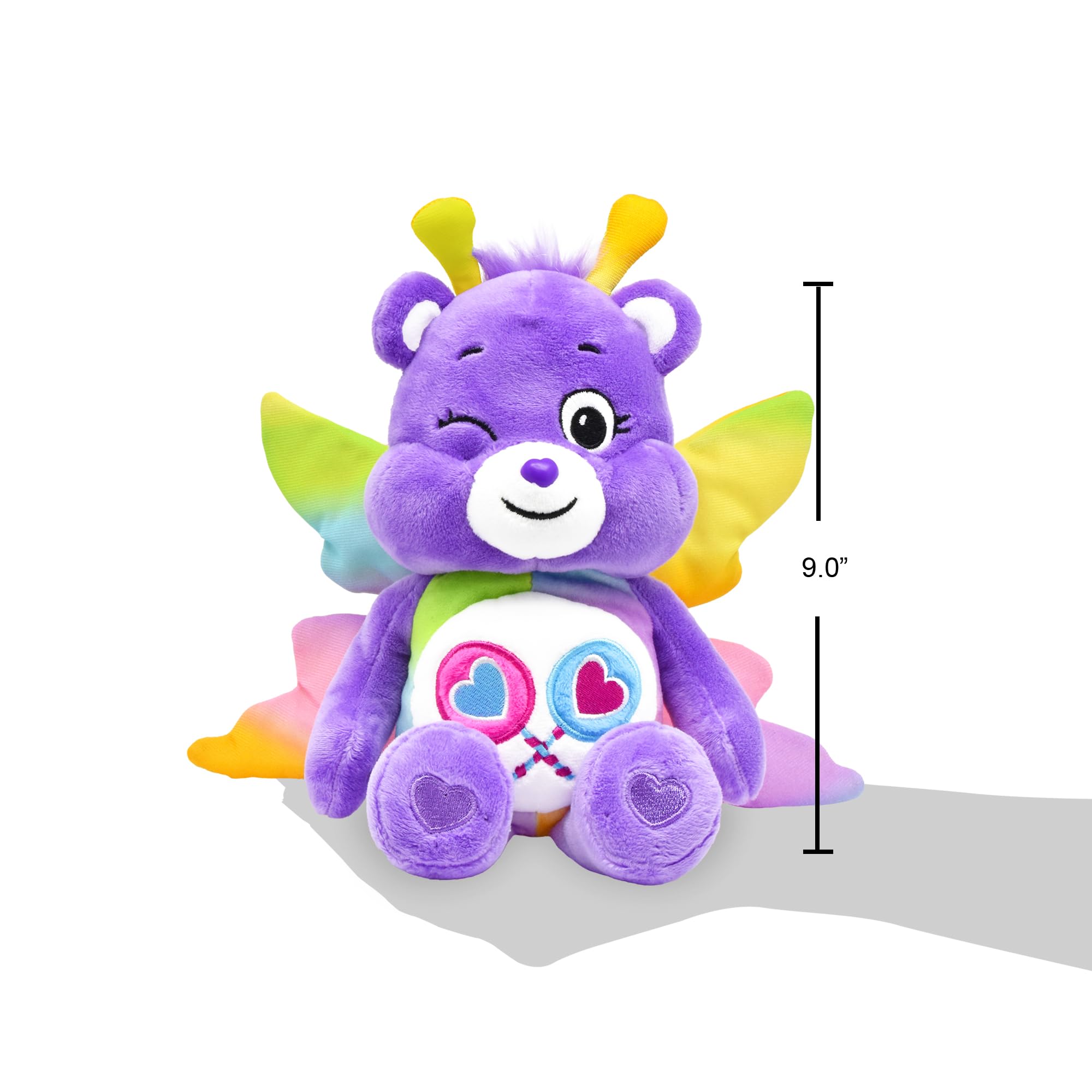 Care Bears Share Bear in Butterfly Costume Plush Toy | 9 Inch | Ages 4+ | Multicolor 4