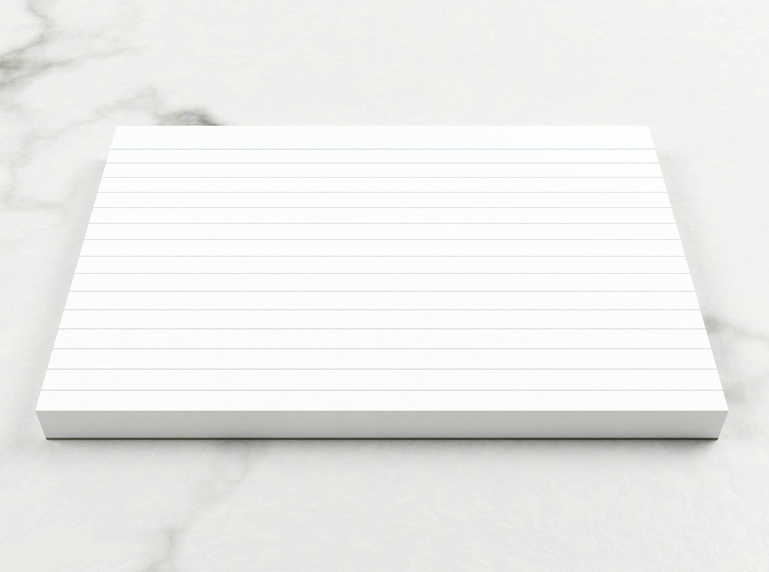 Silvine Luxpad Revision A6 Recycled Flash Cards - Lined (50 Cards) White 4