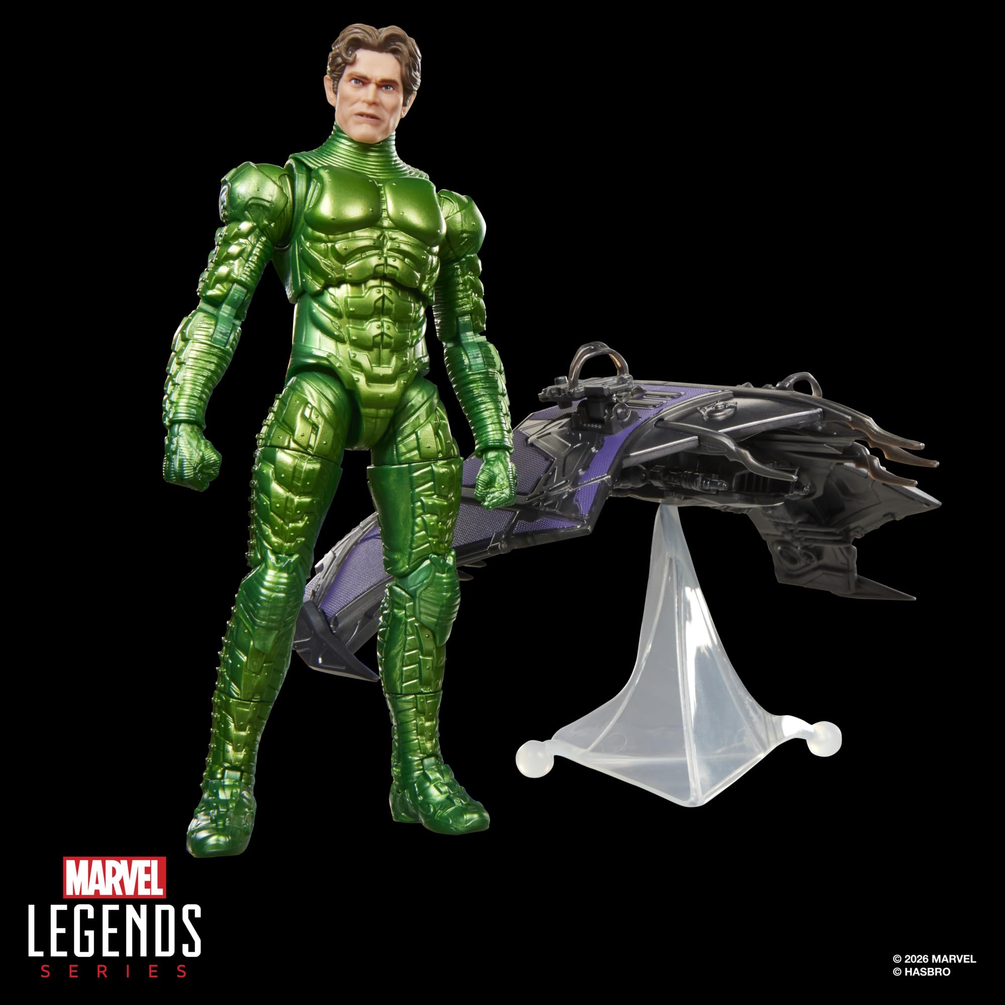 Marvel Legends Green Goblin Action Figure - 15 cm Scale, 9 Accessories, Ages 4+ 3