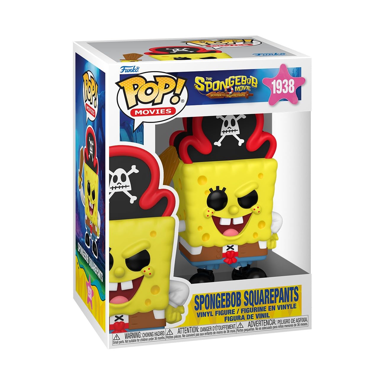 Funko Pop! Movies: The SpongeBob Movie - SpongeBob SquarePants Vinyl Figure (83590)