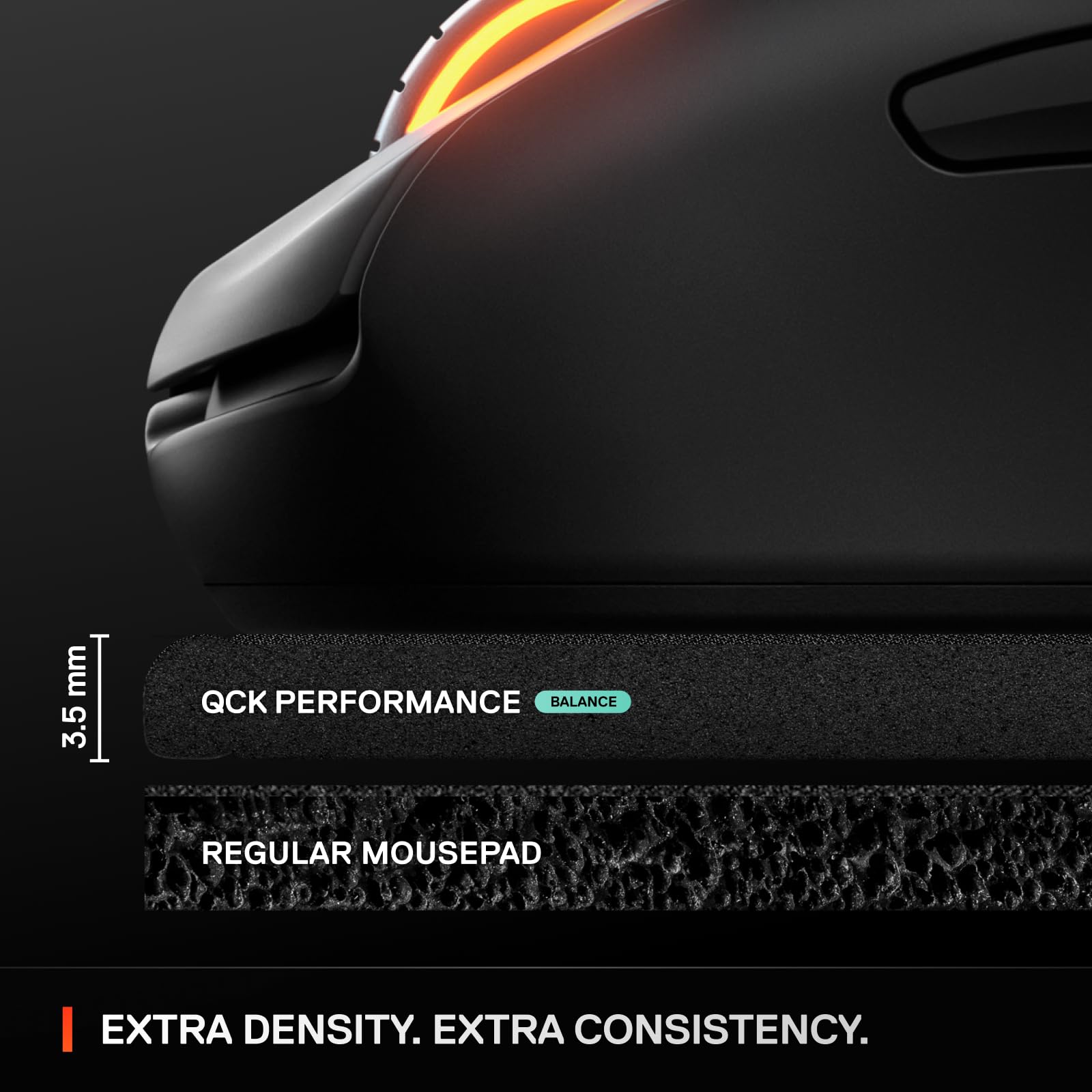 SteelSeries QcK XL Performance Balance Gaming Mousepad - 90x40cm Black 13