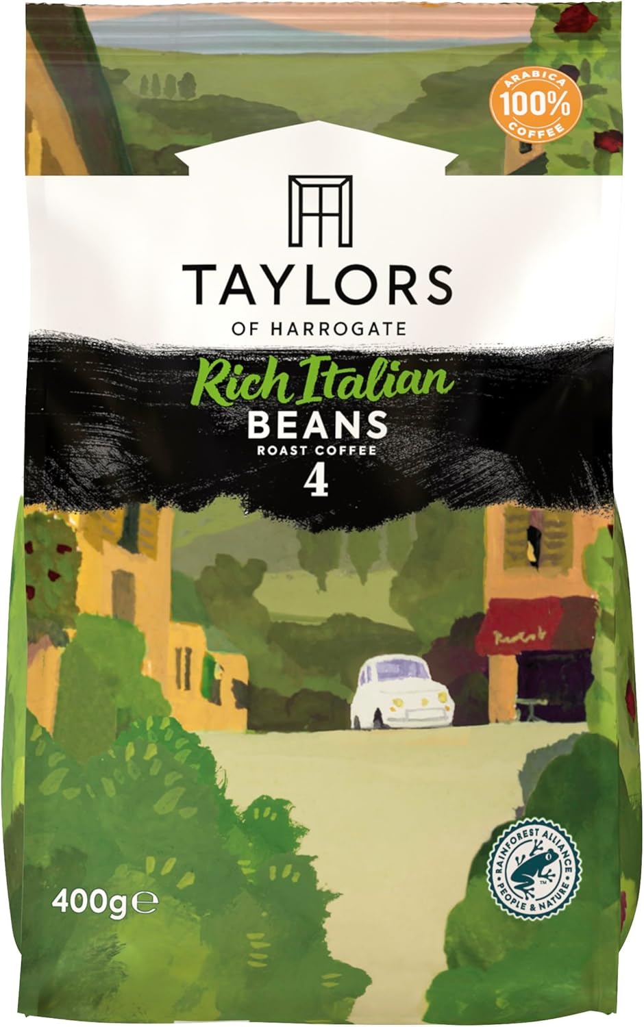 Taylors of Harrogate Rich Italian Coffee Beans, 400g (Pack of 3)