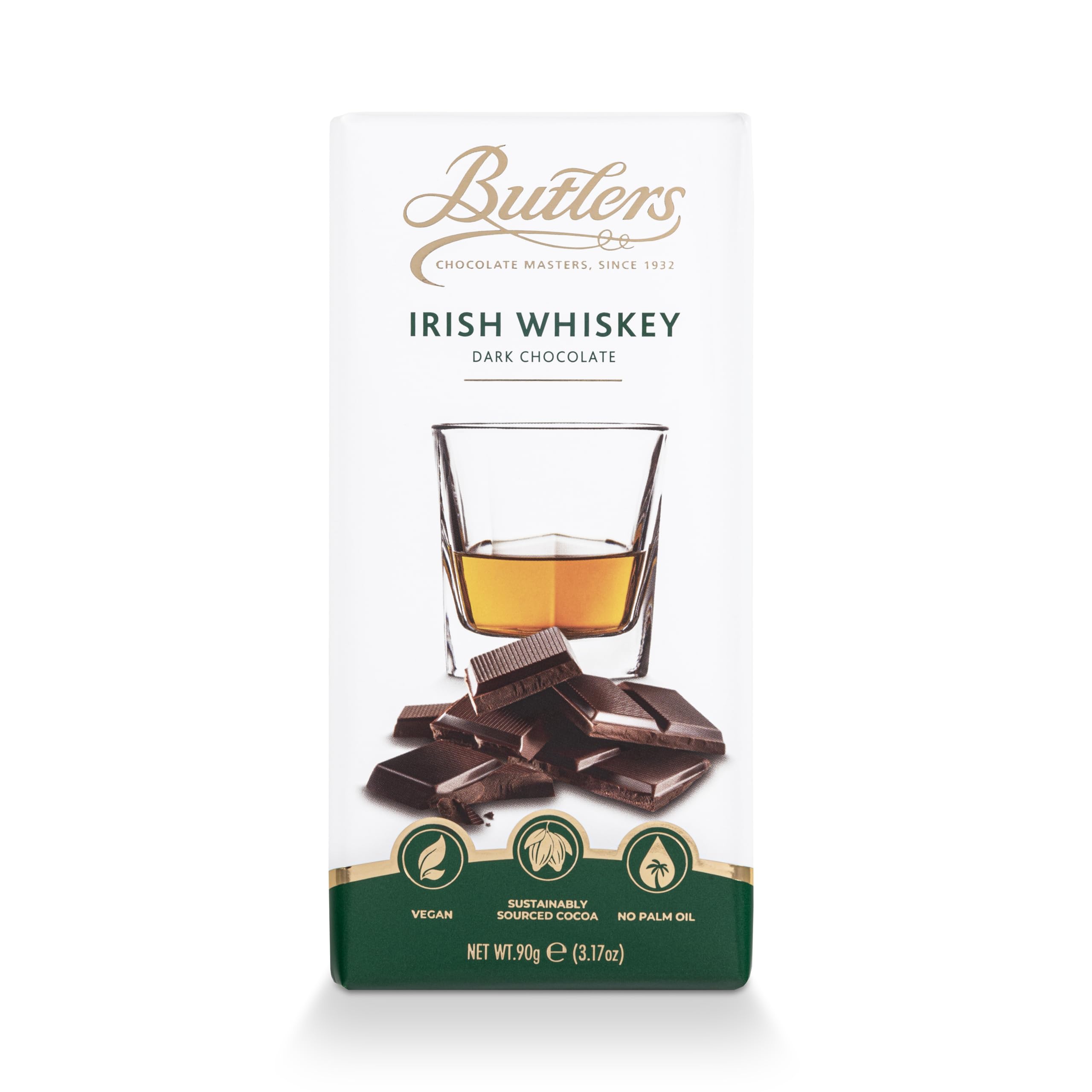 Butlers Dark Chocolate Irish Whiskey Bar 90g 1