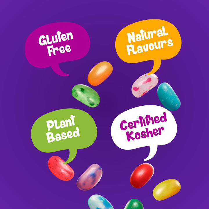 The Jelly Bean Factory - 900g Jar of Gourmet Jelly Beans, Gluten Free, Kosher, Natural Flavourings