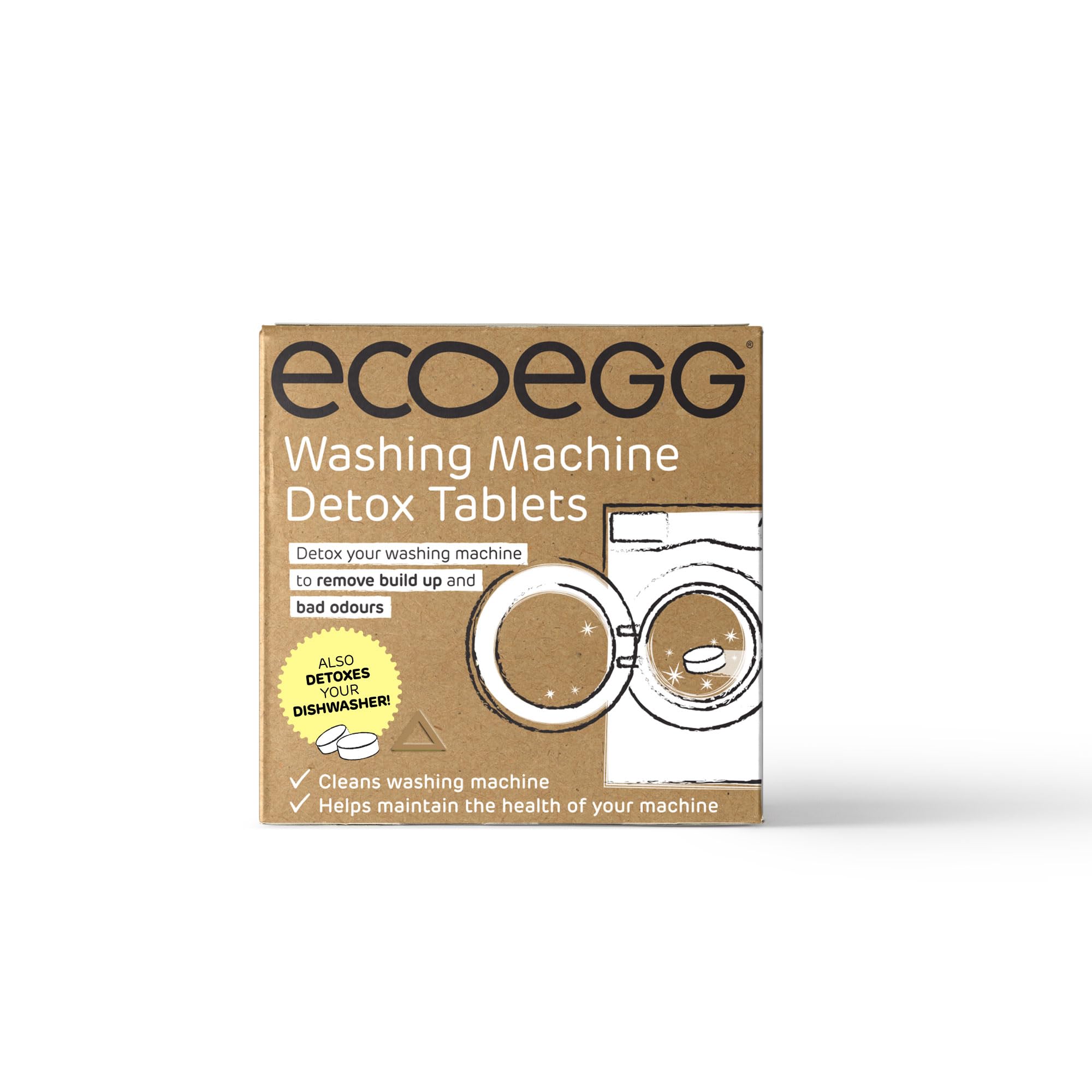 Ecoegg Washing Machine & Dishwasher Cleaner Detox Tablets - 6 Month Supply | Deep Clean, Odour Removal 1