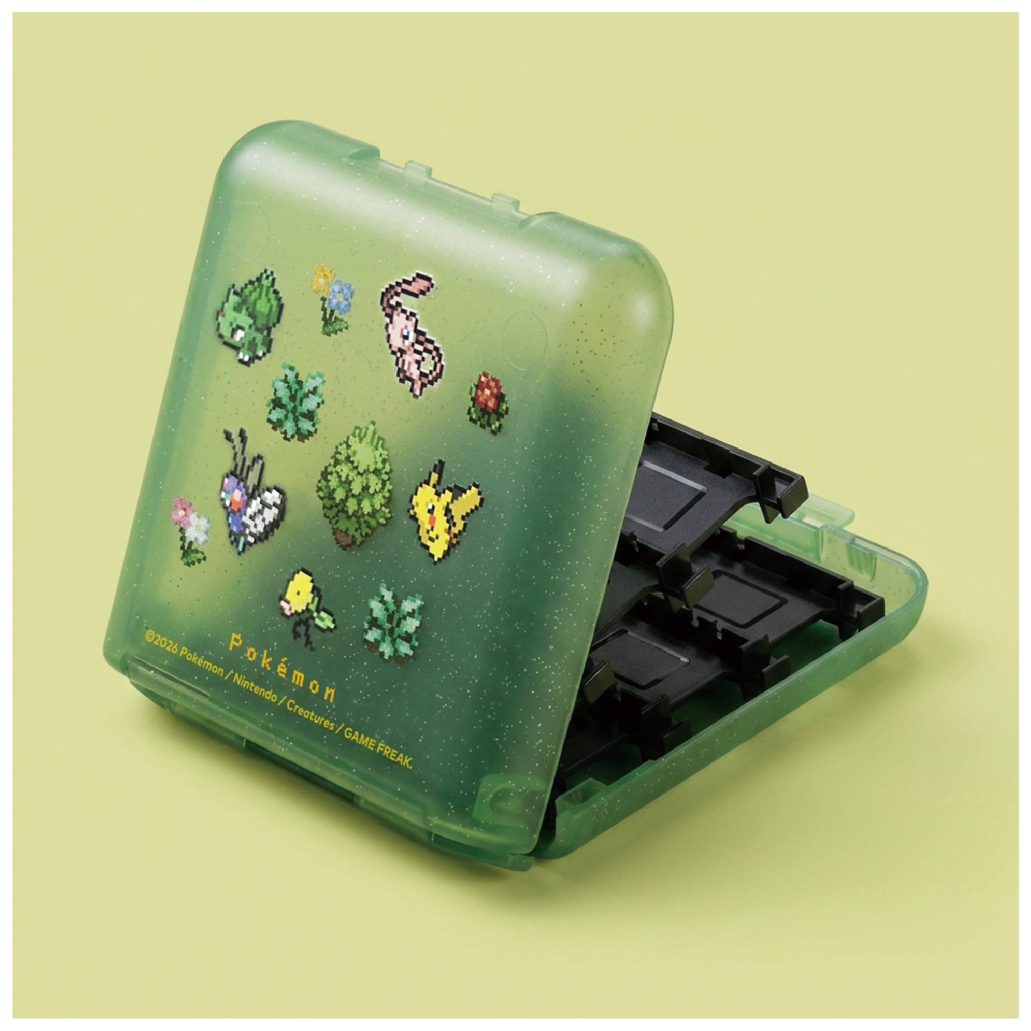 Hori 24-Game Card Case - Pokémon Pixel Green [Nintendo Switch] 2