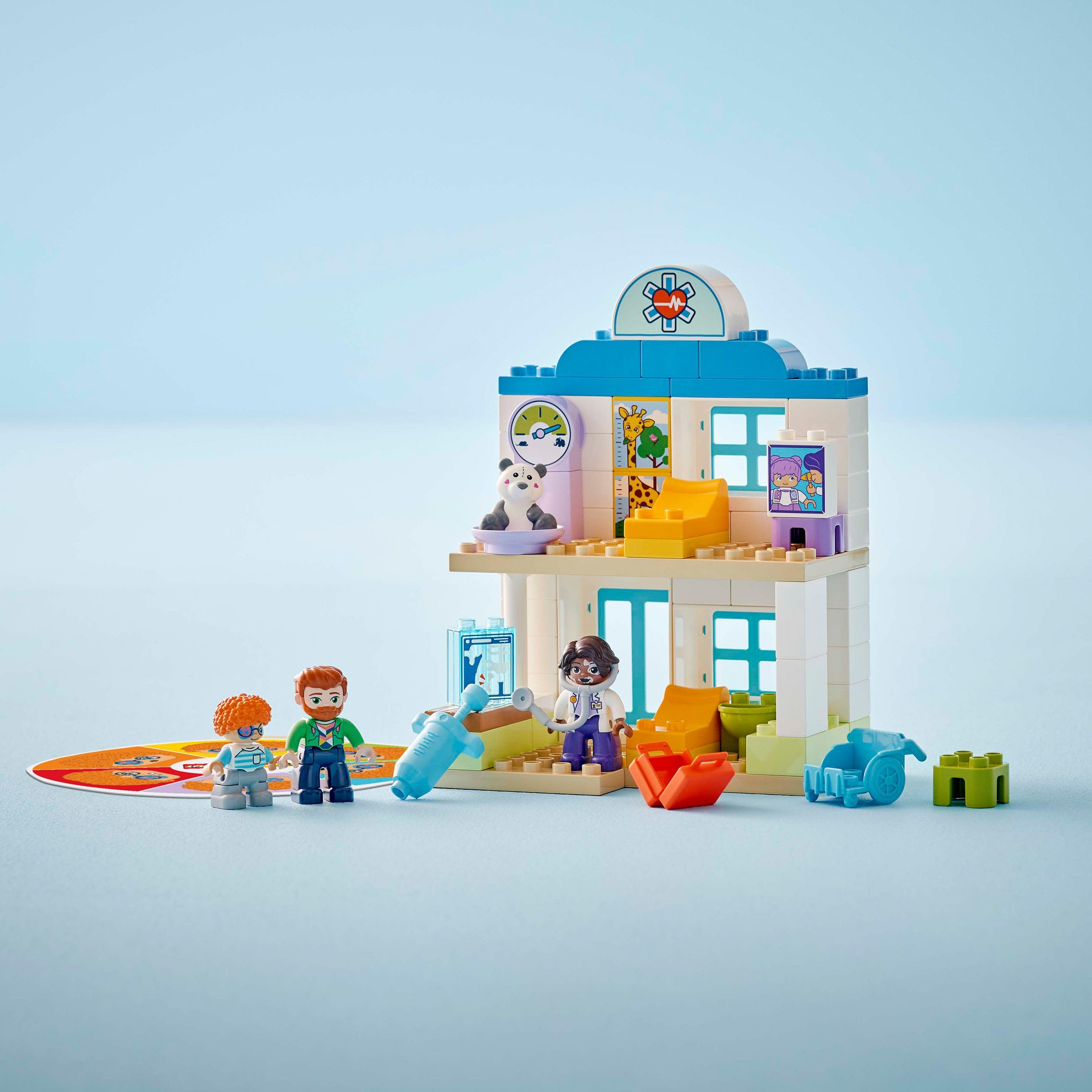 LEGO DUPLO First Time: Visit to the Doctor - Role Play Building Set for Toddlers 2+