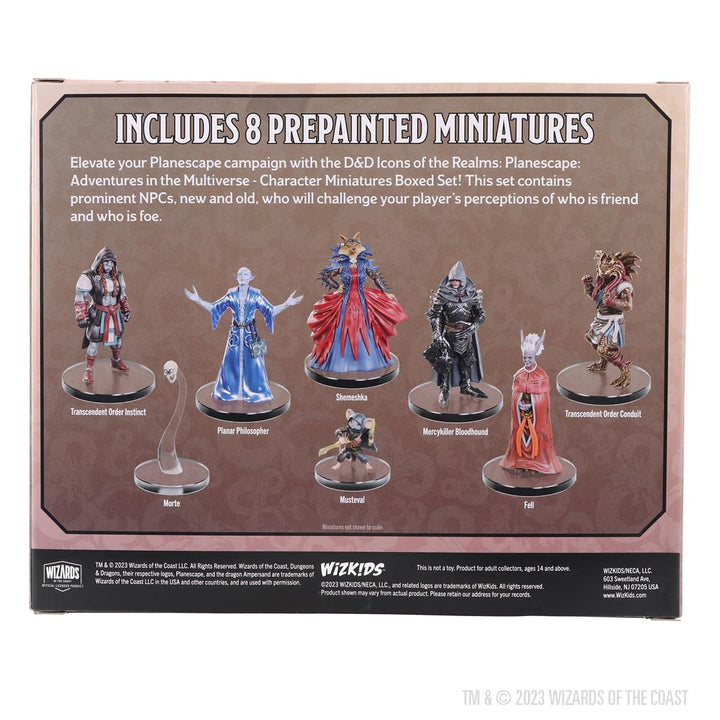 D&D Icons of the Realms: Planescape - Adventures in the Multiverse Miniatures Set