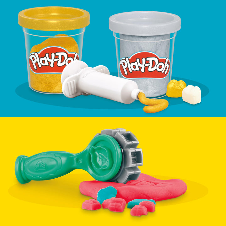 Play-Doh Drill 'n Fill Dentist - Pretend Play Dental Set for Kids 3+