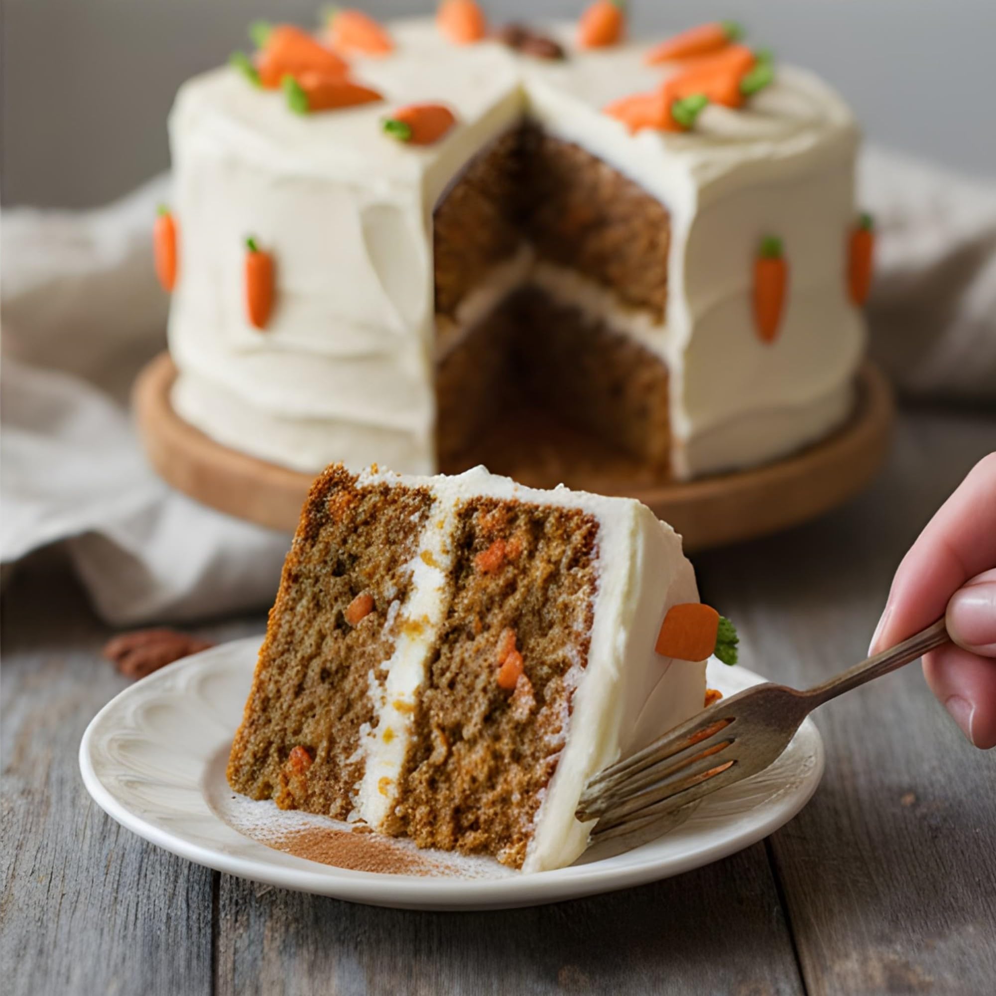 Baked with Love Carrot Sugar Decorations - Pack of 12 | Handmade Royal Icing | Vegetarian & Coeliac Friendly 6