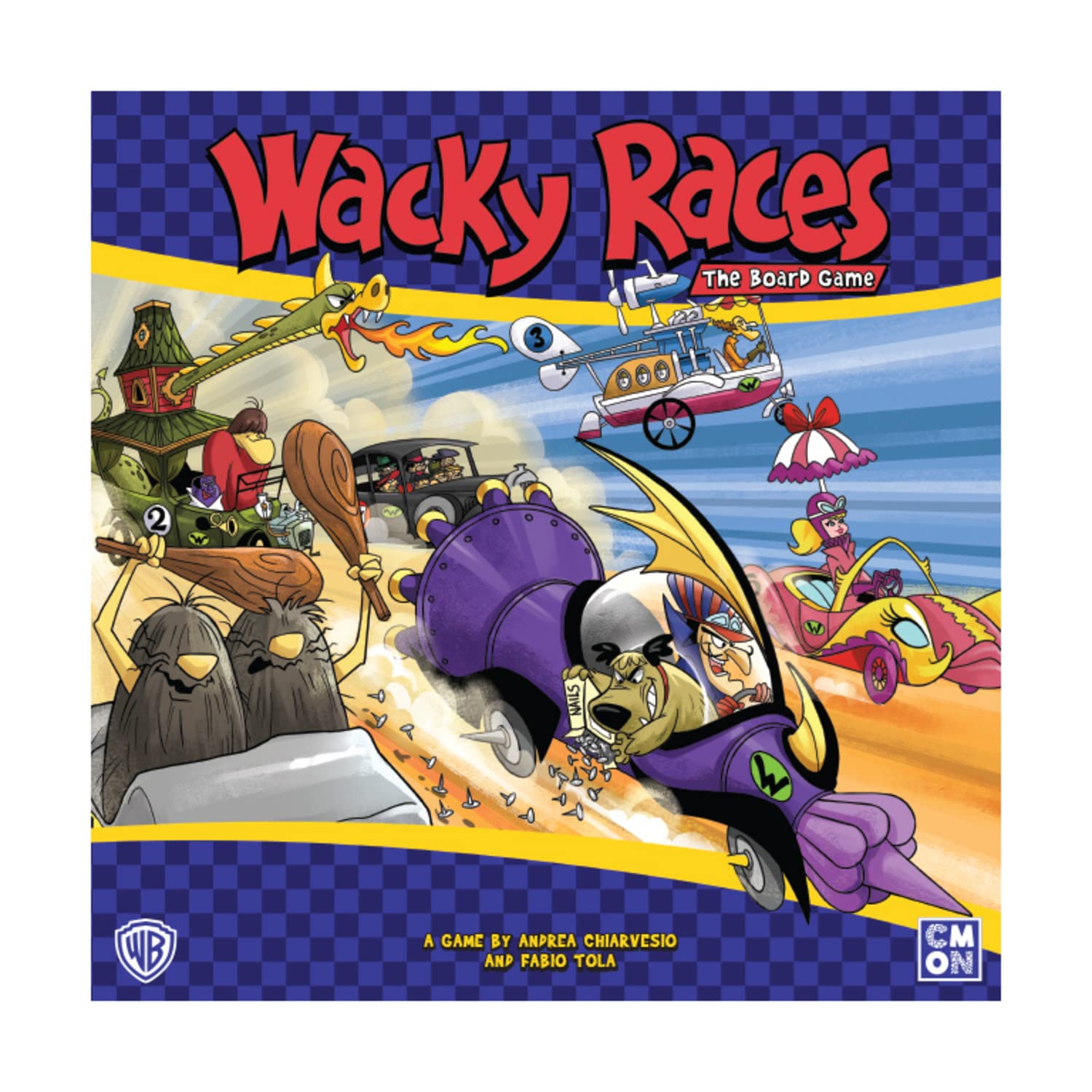 CoolMiniOrNot Wacky Races Brettspiel CMNWRA001 3