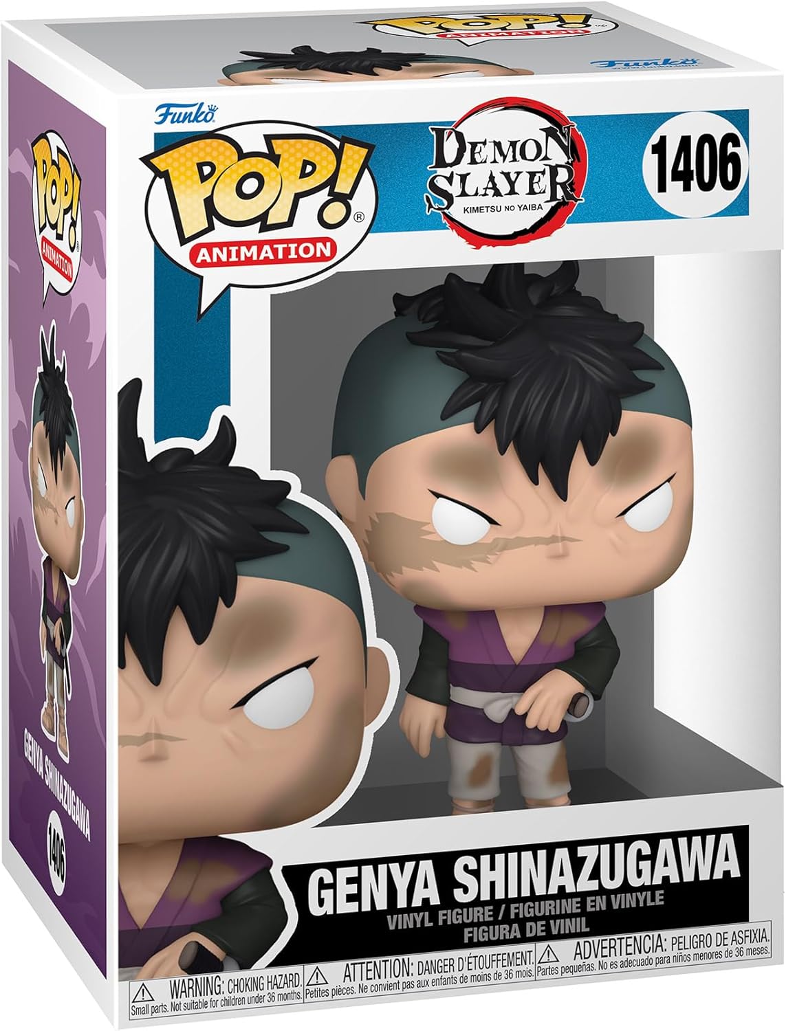 Funko Pop! Animation: Demon Slayer - Genya Shinazugawa Vinyl Figure