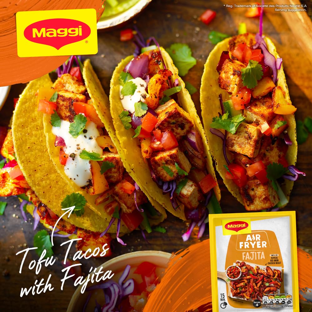 MAGGI - Air Fryer Fajita Herbs and Spices Recipe Mix 27g 3