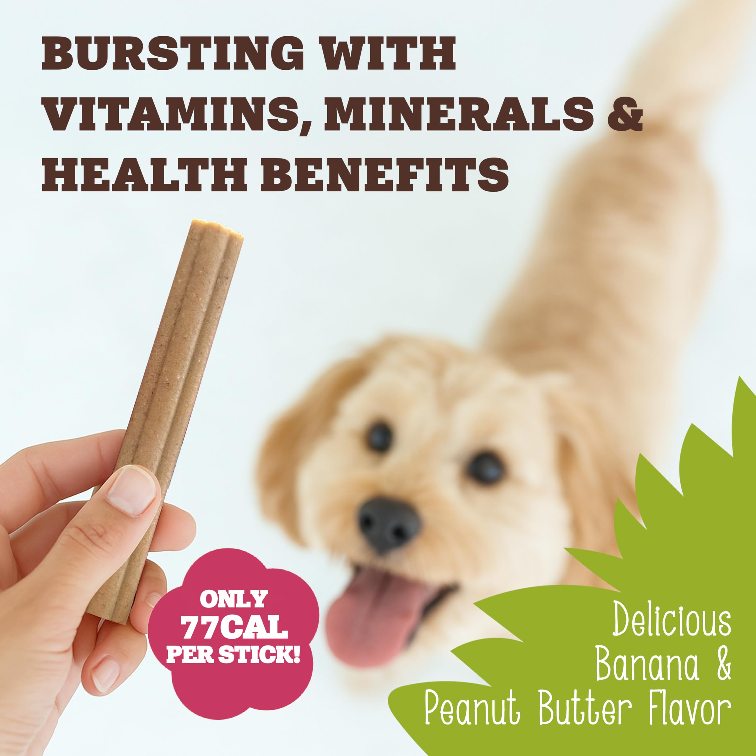 Soopa Strawberry Dog-Quiri Dental Sticks - 100g | Hypoallergenic | Adult Dogs 5