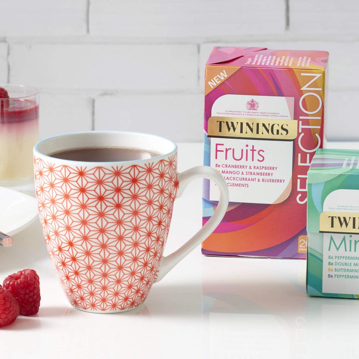 Twinings Fruit Selection Mixed Set of 80 Tea Bags (4 x 20 Tea Bags)