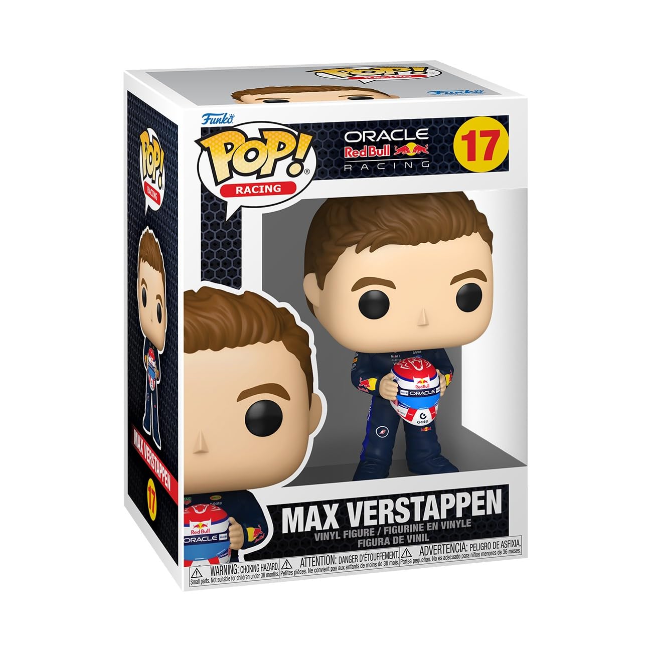 Funko POP! Max Verstappen Holding Helmet - Red Bull Racing F1 Collectible Vinyl Figure | 3.75 Inches 1