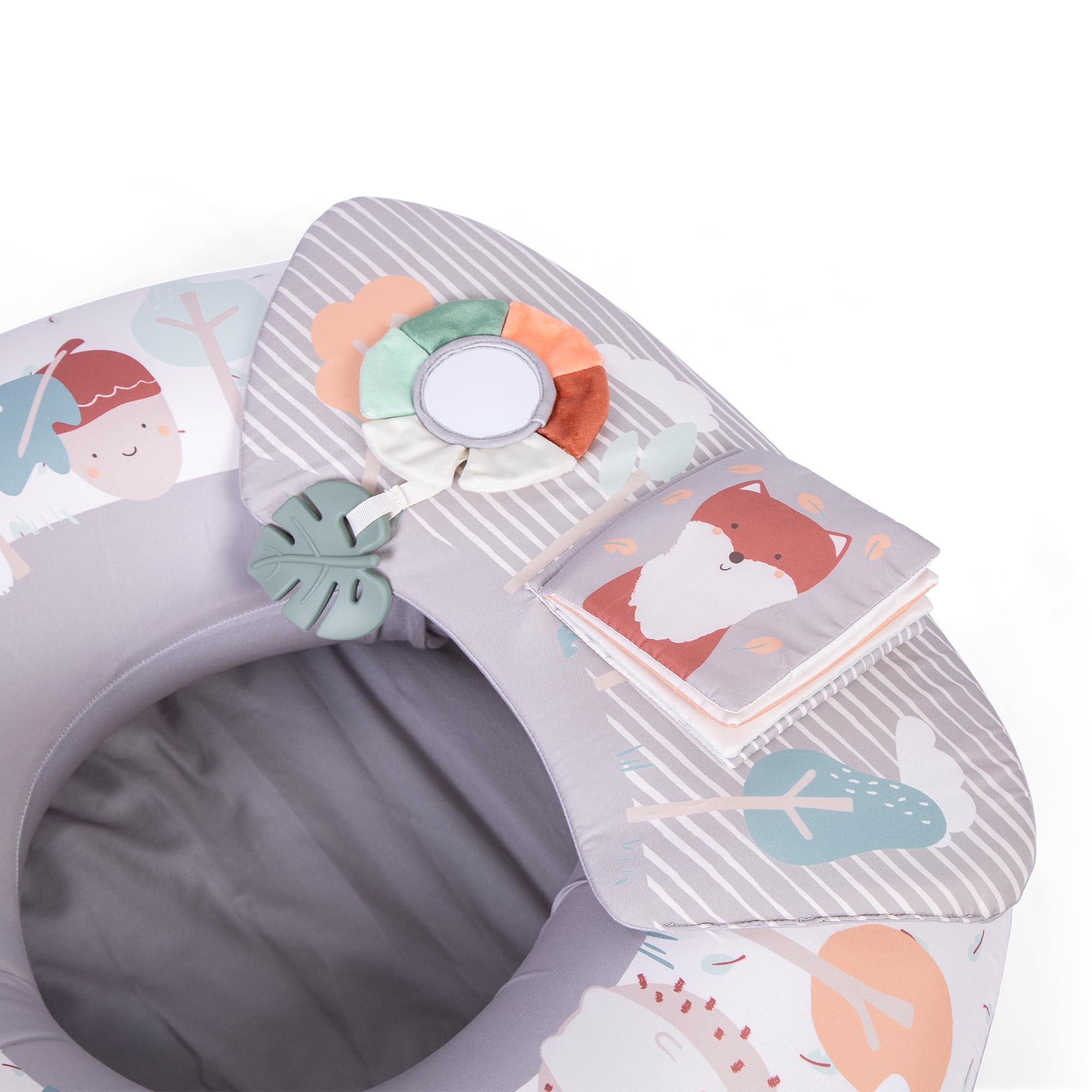 Red Kite Sit Me Up Inflatable Ring Seat with Play Tray & Activities | Beige | One Size 5