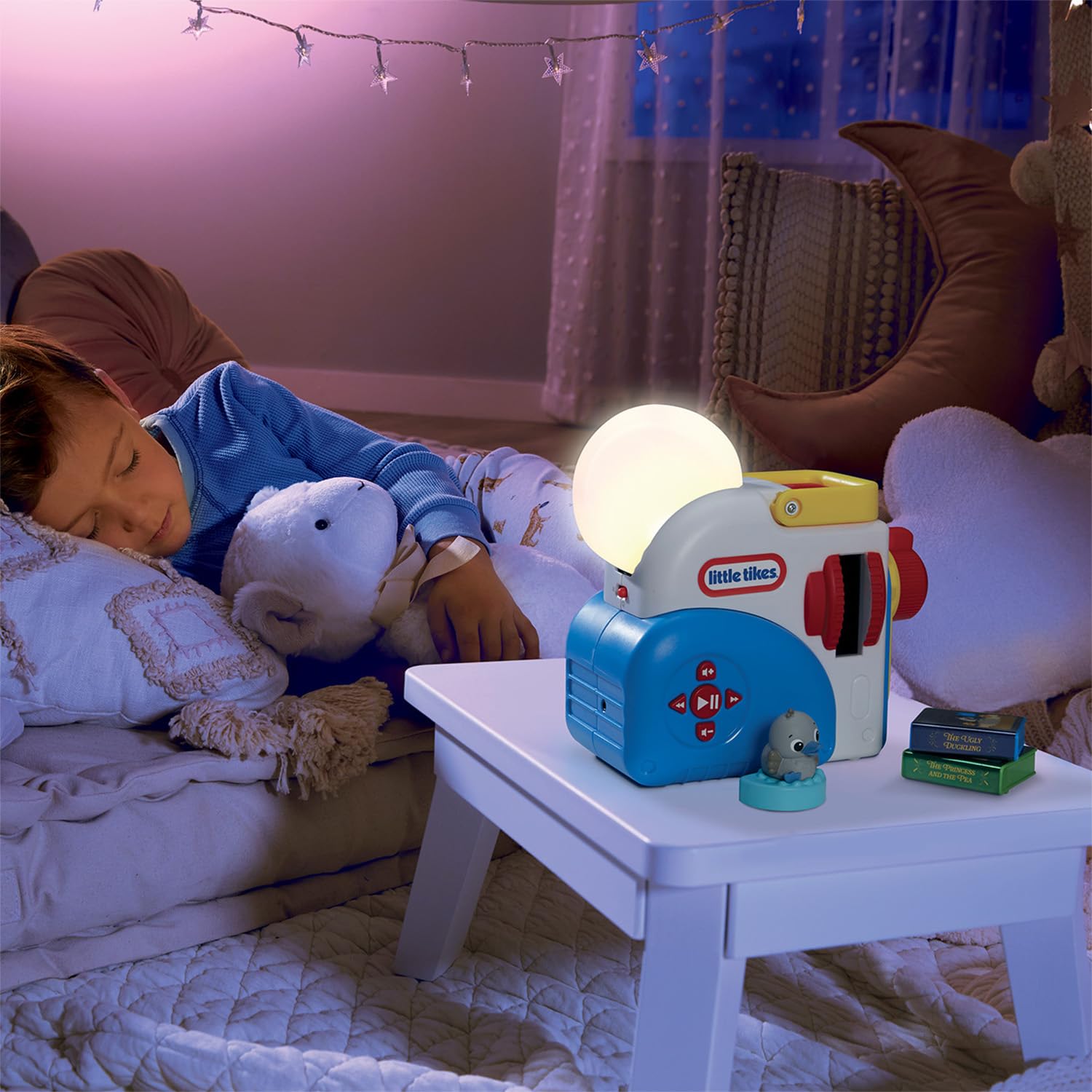 Little Tikes Story Dream Machine Starter Pack - Light, Sound & Audio Projector with 3 Fairytale Stories 6