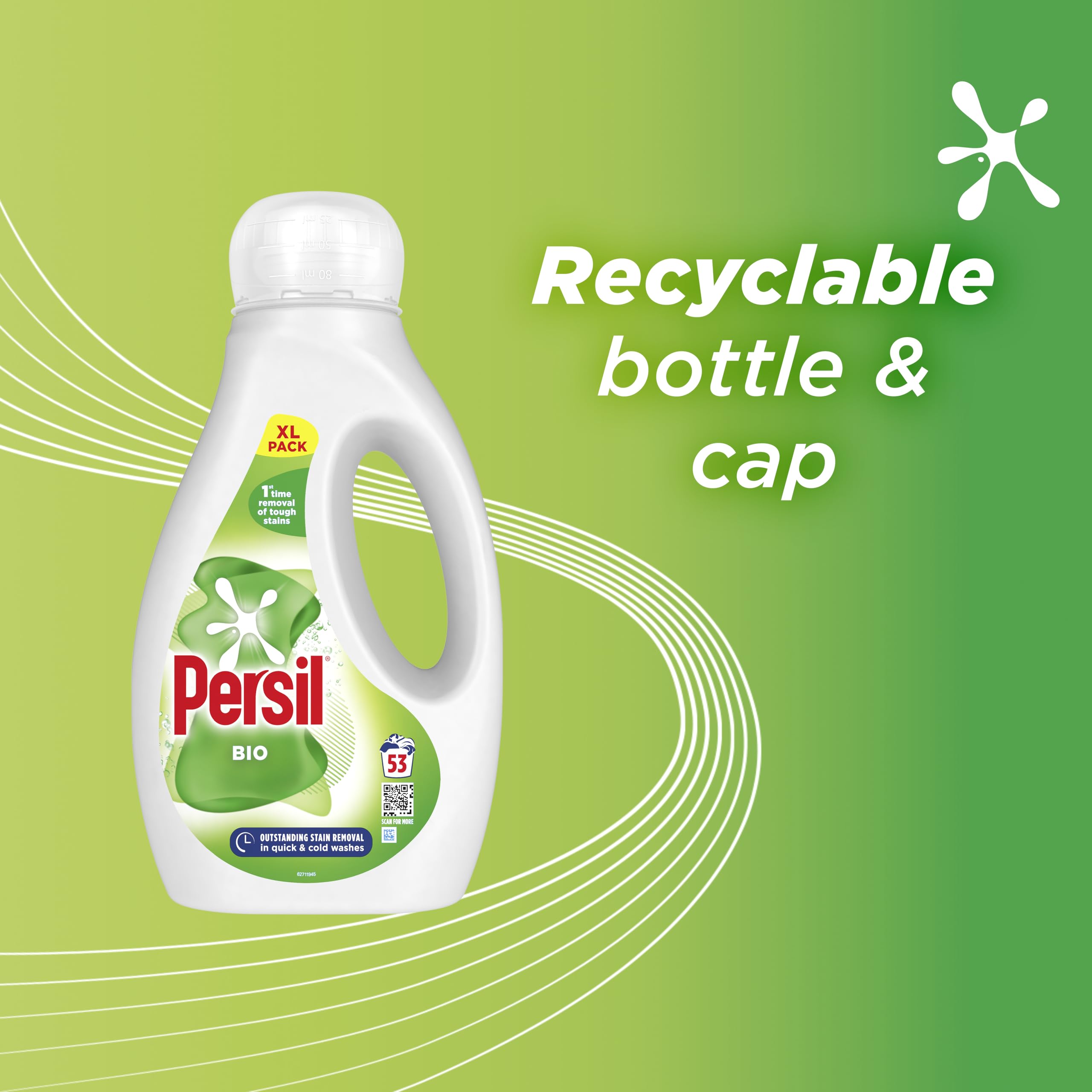 Persil - Bio Laundry Washing Liquid Detergent (1.43 kg) 9