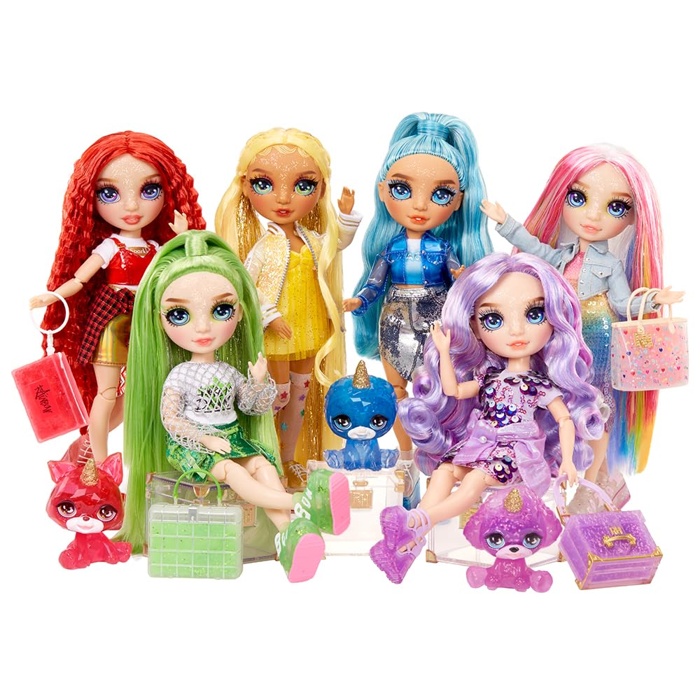 Rainbow High Skyler Bradshaw Fashion Doll with Sparkle Slime & Magical Pet - Blue Shimmer Doll with Yeti, Customizable Accessories - Ages 4-12 6