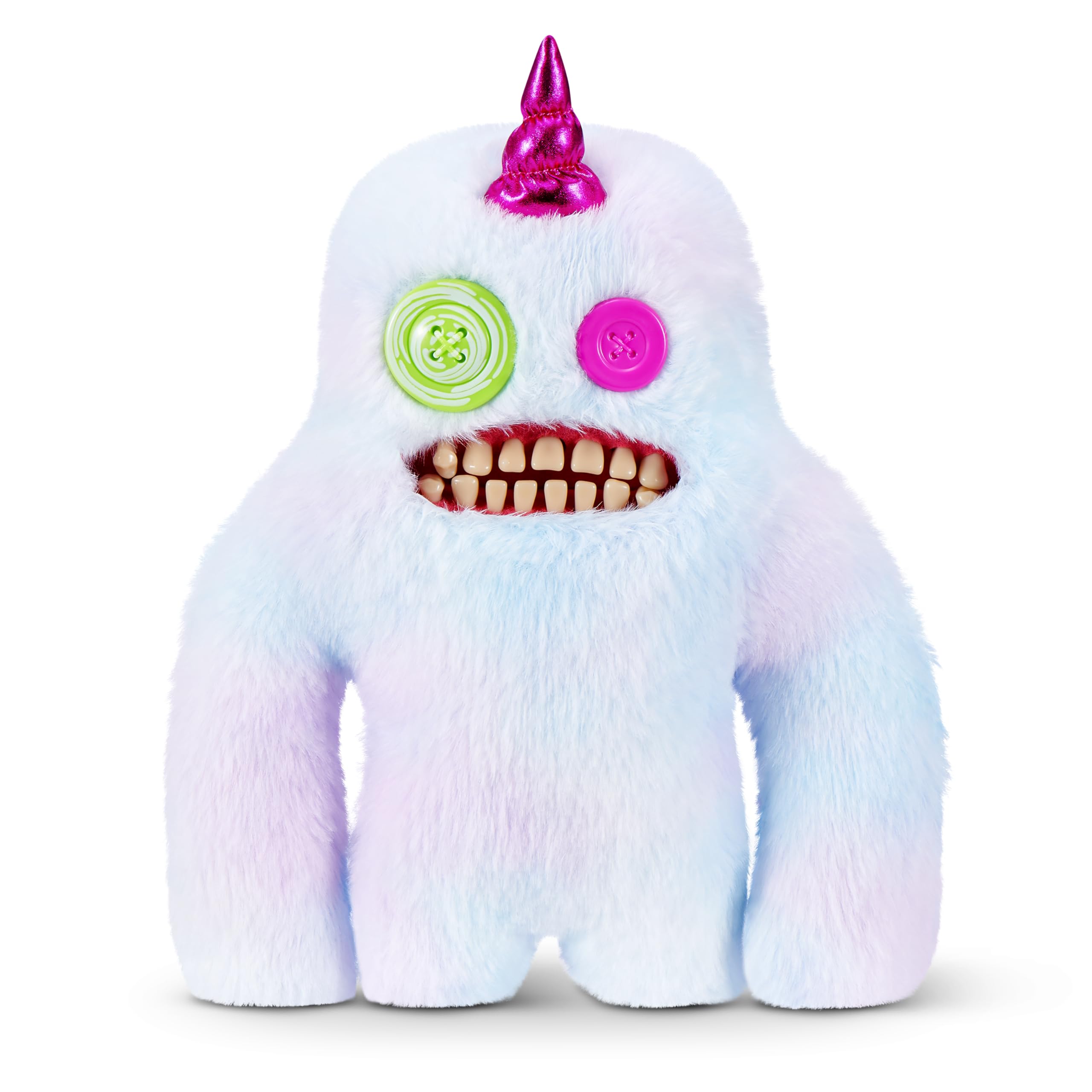Fuggler Sasquoosh 9-Inch Plush Toy - Teal Sparkle & Pink Chaos 1