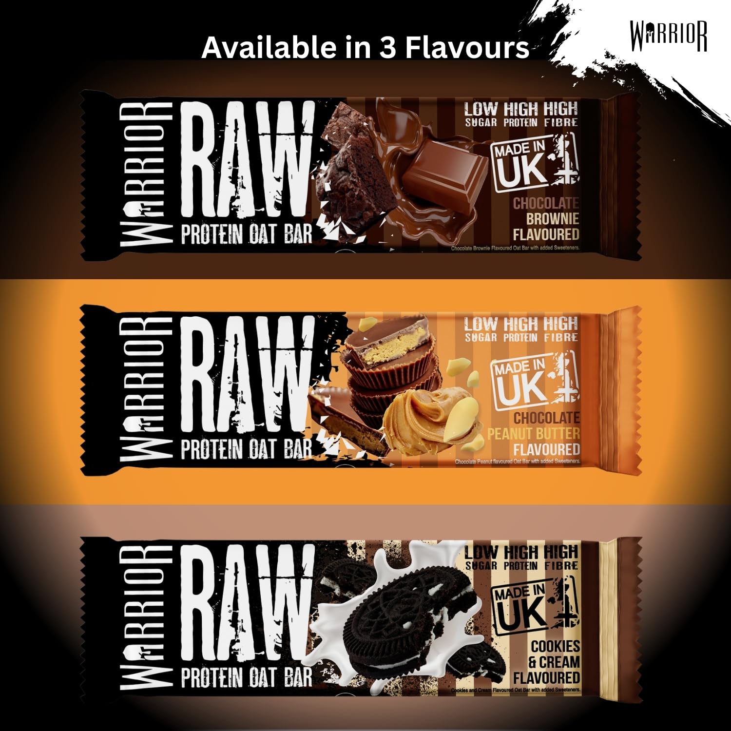 Warrior Raw Protein Bars - 20g Protein Per Bar | Low Sugar | 24 Pack 7