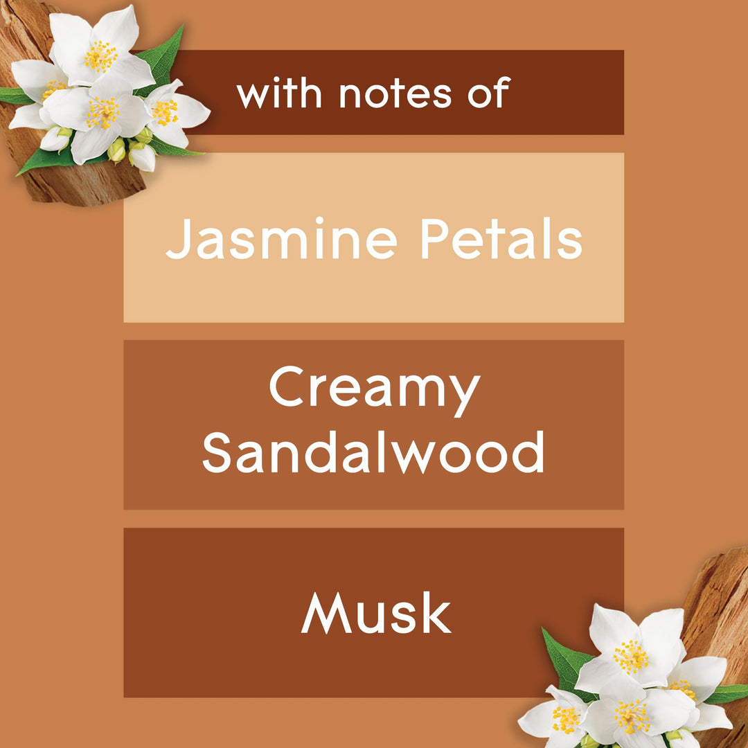 Glade - Plug in Air Freshener Refill Electric Scented Oil with Soft Jasmine & Smooth Sandalwood