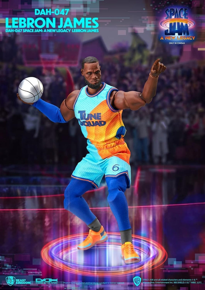 Beast Kingdom - Space Jam New Legacy DAH-047 Dynamic 8-Ction Lebron James Action Figure