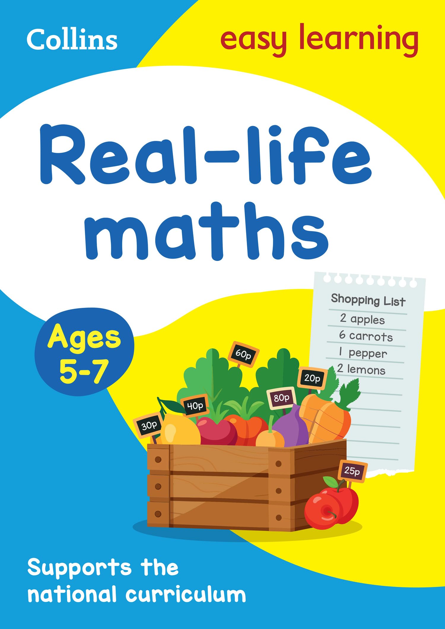Collins Real-life Maths Activity Book - Ages 5-7 | KS1 Learning | Paperback