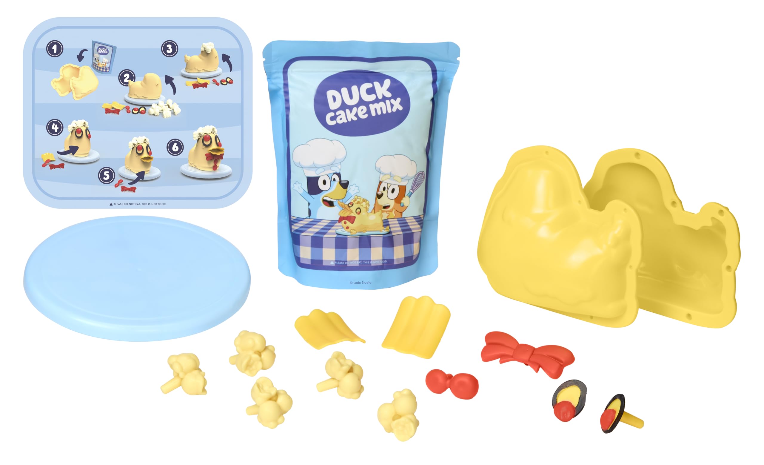 little tikes Creative Chefs Bluey Duck Cake Kit for Ages 3+ 1