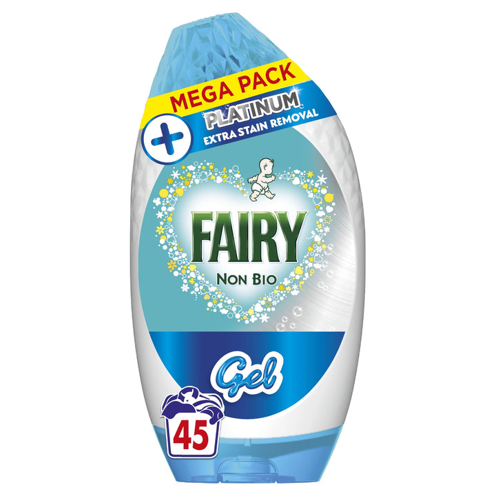 Fairy Non Bio - Platinum Laundry Detergent Gel, 1.485L (45 Washes)