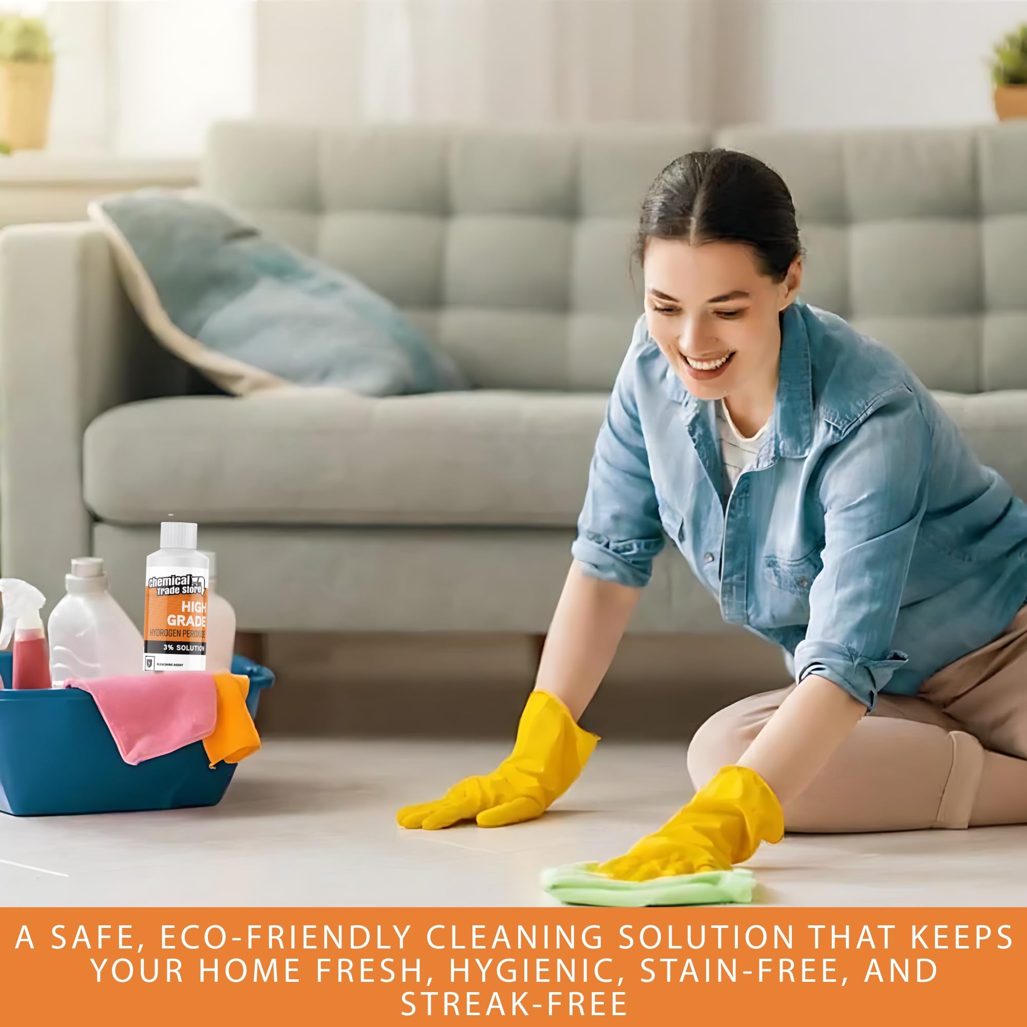 Chemical Trade Store Hydrogen Peroxide Solution 3% Multi-Purpose Cleaner | Unscented Liquid | 250 ml 5