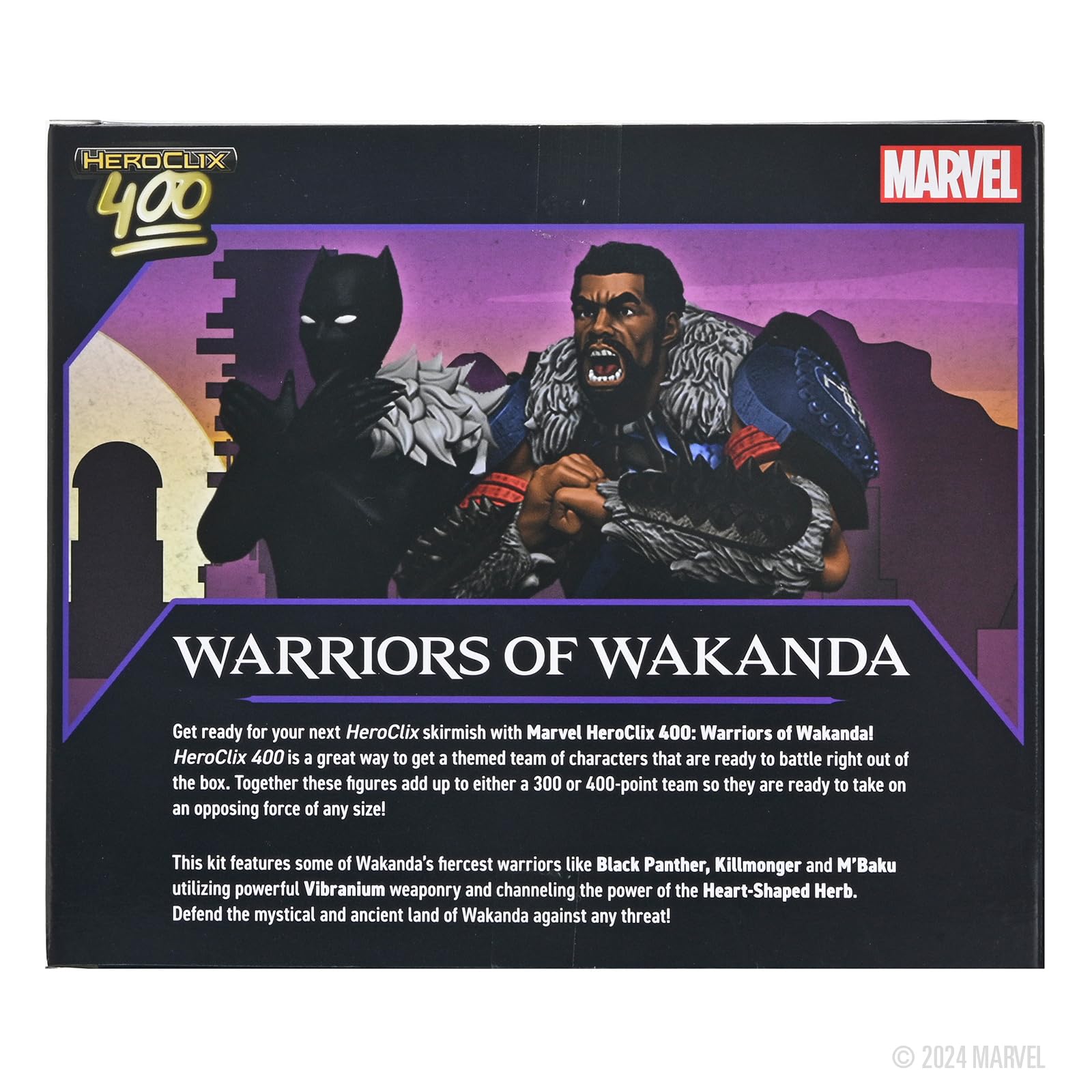 WizKids Marvel HeroClix 400: Warriors of Wakanda Collectible Figures Set | 4 Figures 2