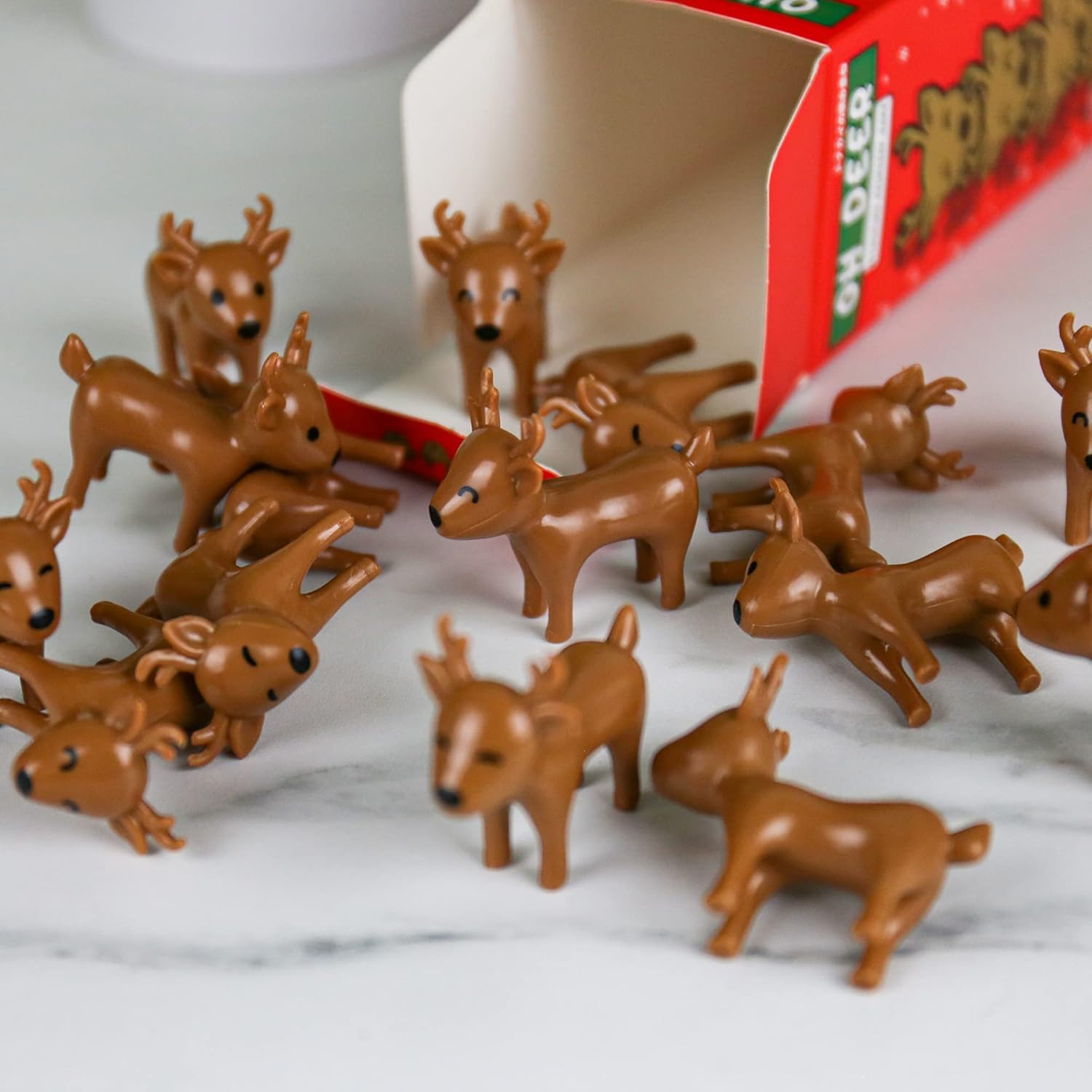 Gift Republic Oh Deer 15-Piece Christmas Stacking Balance Game, Multicoloured 5