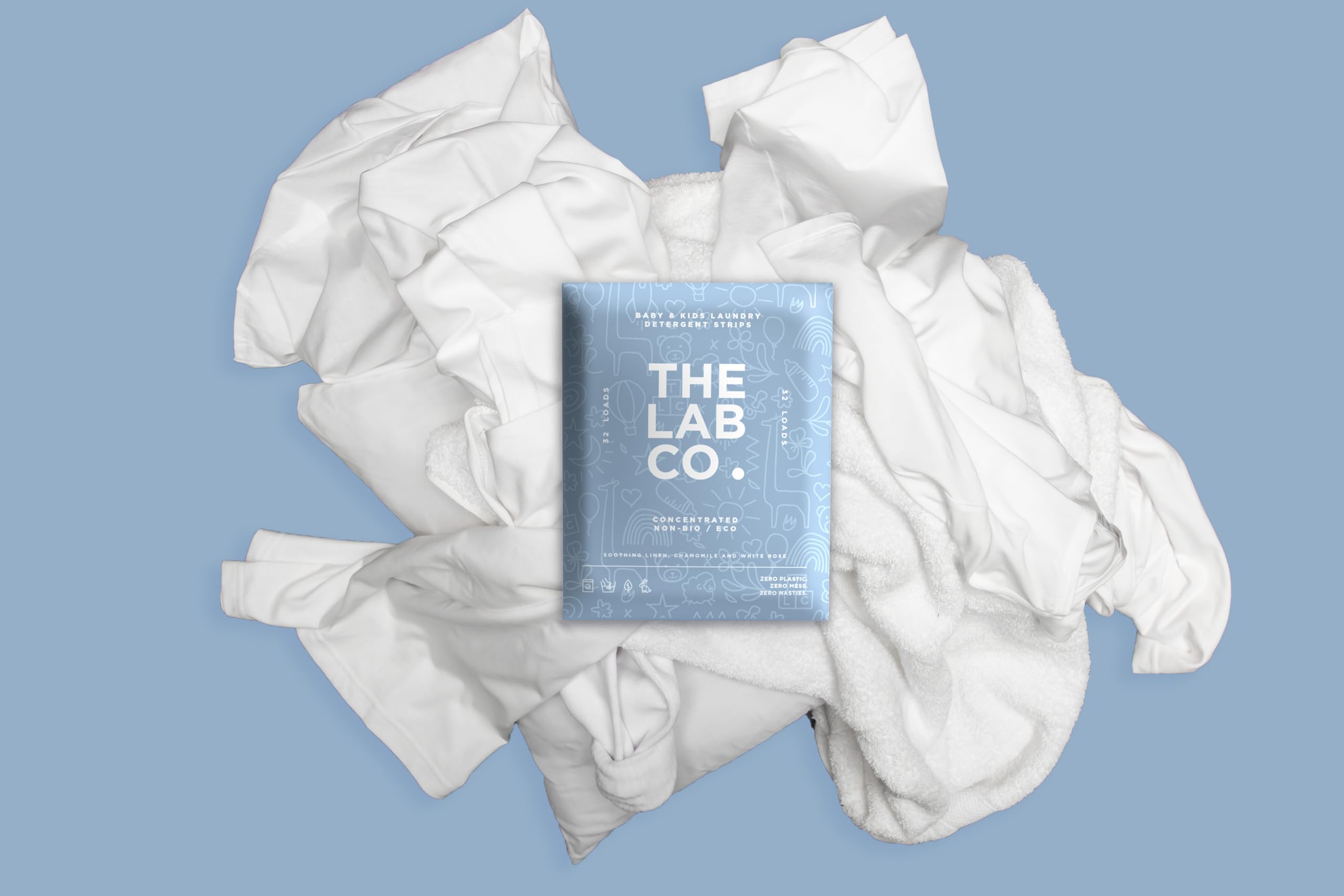 The Lab Co. - Laundry Detergent Strips (32 Loads, Eco Ultra-Concentrated) 9