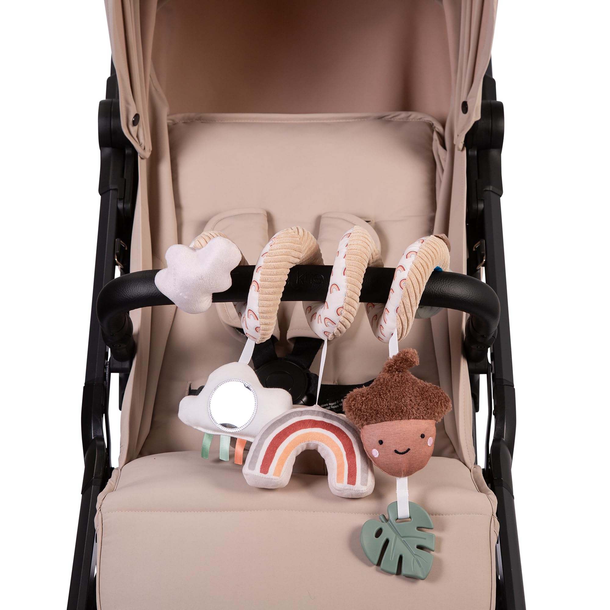 Red Kite Spiraloo Twisty Activity Toy - Baby Safe Mirror & Teether for Stroller, Car Seat, Cot 4