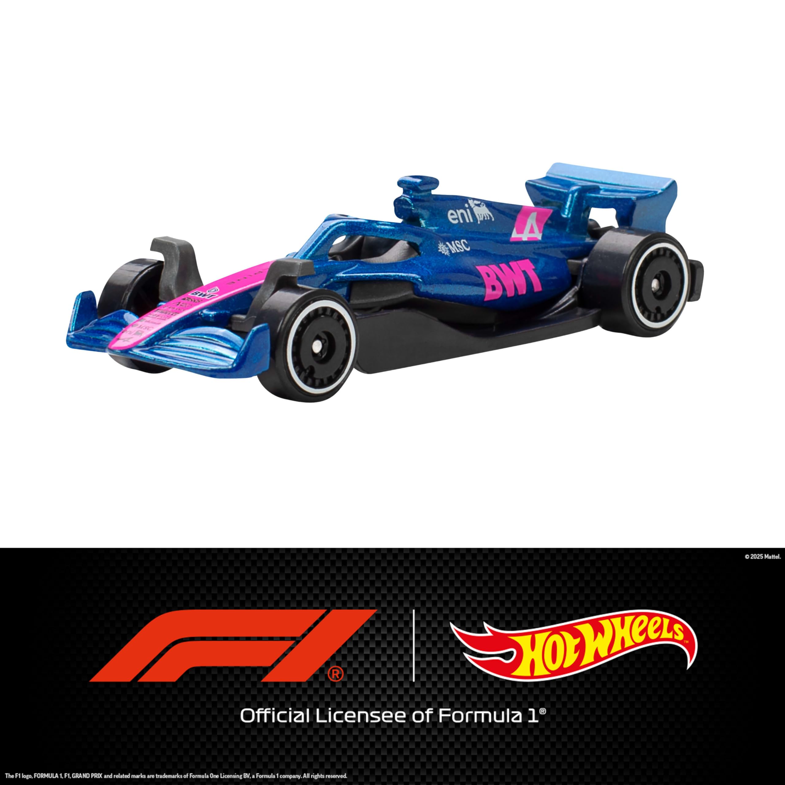 Hot Wheels Formula 1 1:64 Scale Die-Cast 5-Pack, Set of 5 Officially Licens 4